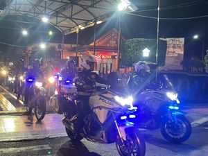 Patroli Skala Besar Digelar di Blitar demi Cegah Gangguan Kamtibmas