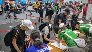 Potret Aktivitas Jurnalis di Main Press Center Asian Games 2026 Nagoya