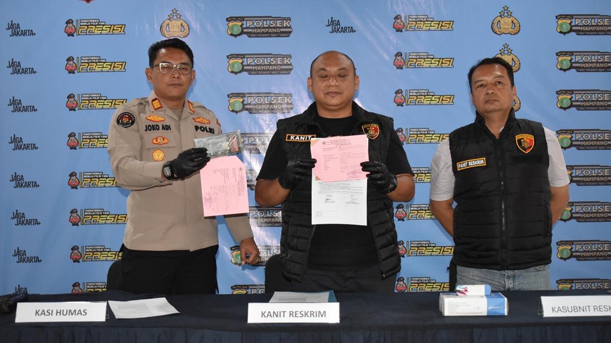 Operasi Nila Jaya, Pengedar Narkoba di Mampang Diringkus Polisi