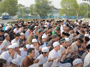 Ketersediaan Air Menipis, Salat Istisqa Digelar di Waduk Manggar Balikpapan