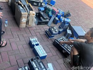 Sindikat Teknisi Curi Baterai Tower BTS Rp 24 Juta di Jembarana, 4 Ditangkap