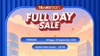 Hari Ini Transmart Full Day Sale! Mesin Cuci hingga AC dan TV Diskon Gede