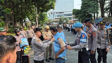 Polri-TNI dan Pemkot Jakpus Gelar Apel Jaga Warga, Perkuat Keamanan