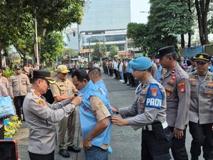 Polri-TNI dan Pemkot Jakpus Gelar Apel Jaga Warga, Perkuat Keamanan