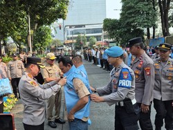 Polri-TNI dan Pemkot Jakpus Gelar Apel Jaga Warga, Perkuat Keamanan