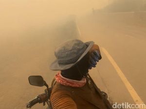 Dampak Asap Karhutla, Warga Kobar Keluhkan Mata Merah-Sakit Perut