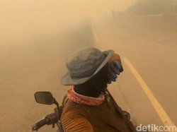 Dampak Asap Karhutla, Warga Kobar Keluhkan Mata Merah-Sakit Perut