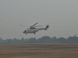 Pesawat Super Puma AS332L Bakal Bantu Jinakkan Karhutla di Kobar