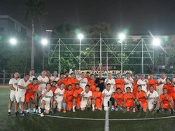 Mini Soccer Polres Jakpus Vs Jakmania, Laga Persahabatan Pererat Silaturahmi