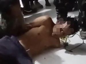 Diduga Culik Anak, Pria Curi Sandal di Masjid Dimassa Warga Sidoarjo