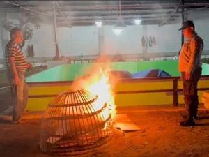 Polisi Gerebek 2 Lokasi Diduga Arena Judi Sabung Ayam di Sidoarjo