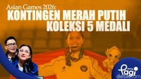 Asian Games 2026: Kontingen Merah Putih Koleksi 5 Medali