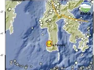 Gempa Bumi M 1,6 Guncang Maros dari Kedalaman 5 Km