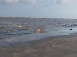 Jasad Diduga Korban KM Virgo di Pantai Seruyan Kalteng, Polisi Cek TKP