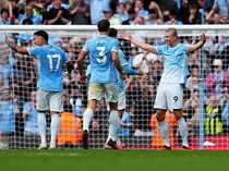 Man City Vs Sunderland: Menang 5-3, The Citizens Sendirian di Puncak