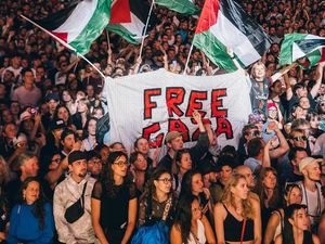 Video: Demo Pro-Palestina Jelang Konser Ed Sheeran di Philadelphia