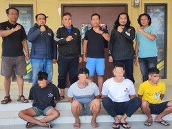 4 Pria Komplotan Pencuri 3 Sapi di Maros Ditangkap