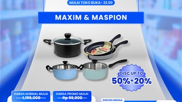 Transmart Full Day Sale! Alat Masak Jadi Semurah Ini