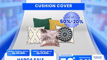 Sarung Bantal Sofa Cuma Rp 20 Ribu di Transmart Full Day Sale, Serbu!