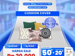 Sarung Bantal Sofa Cuma Rp 20 Ribu di Transmart Full Day Sale, Serbu!