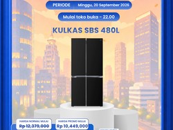 Transmart Full Day Sale Hadir Kembali, Kulkas SBS 480L Diskon Rp 4 Juta