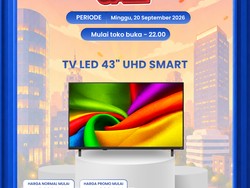 Yuk Merapat ke Transmart, Harga LED TV 43 Inch Hanya Rp 3 Jutaan