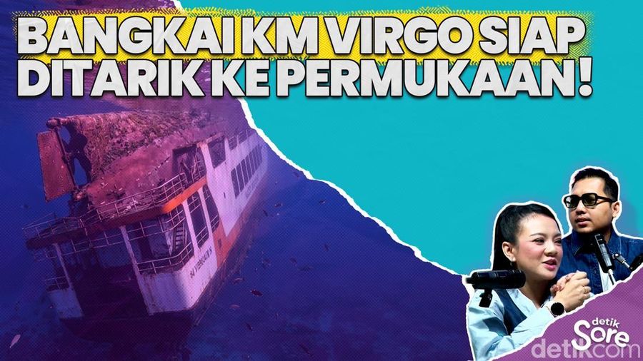 Video: Sembilan Hari Usai Karam, Bangkai KM Virgo, Akan Diangkat