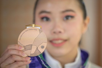 Eugenia Diva Raih Perunggu Wushu Asian Games 2026