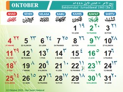 Kalender Oktober 2026 Lengkap: Tanggal Merah, Cuti, dan Hari Besarnya