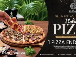 Mau Punya Pengalaman Makan yang Berbeda? Coba Racik Pizza Sendiri