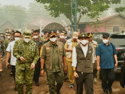 Menhut dan Kepala BNPB Ngantor di Kalteng untuk Fokus Kawal Karhutla