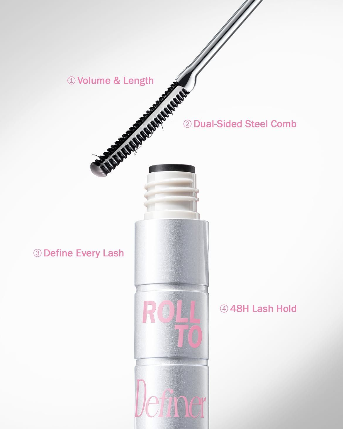 Roll to Definer Steel Mascara