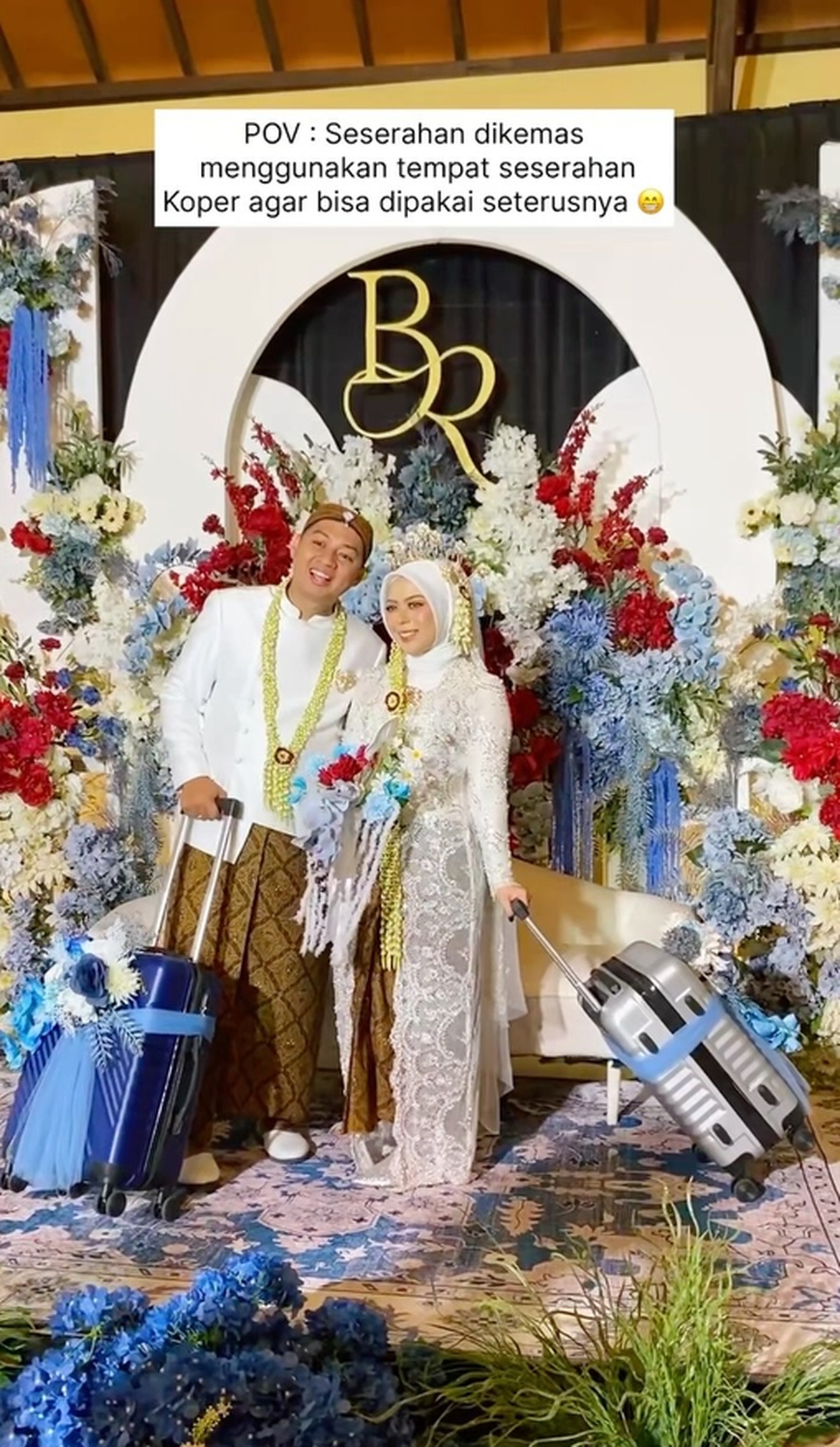 Tren Seserahan Unik, Pengantin Gen Z Pilih Koper Travel