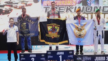 Tim Taekwondo Polri Juara Umum 1 Piala Panglima TNI 2026, Sabet 19 Emas