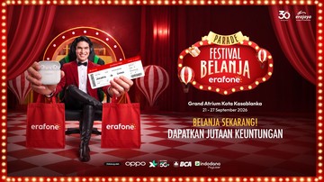 Buruan ke Kokas! Parade Festival Belanja erafone Jutaan Keuntungan