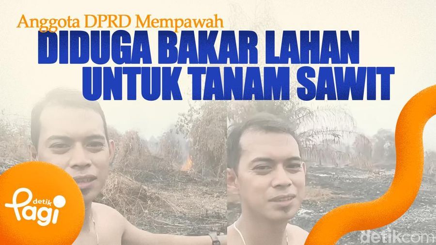 Video: Anggota DPRD Mempawah Diduga Bakar Lahan untuk Tanam Sawit