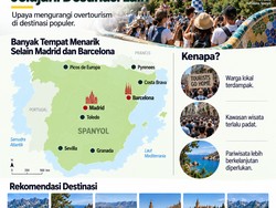 Spanyol Minta Turis Jangan Wisata ke Situ-Situ Saja!