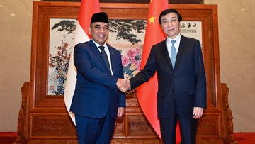 Bertemu Wang Huning, Ketua MPR Muzani Tegaskan Dukungan One China Policy