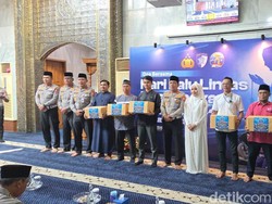 HUT Ke-71 Lalu Lintas, Korlantas Gelar Doa Bersama dan Santuni Yatim Piatu