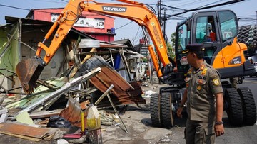 79 Bangunan Liar di Puncak Bogor Dibongkar, Akan 'Disulap' Jadi Taman