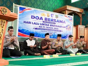 HUT Lalu Lintas ke-71, Polda Sumsel Gelar Baksos & Doa Bersama di Ponpes
