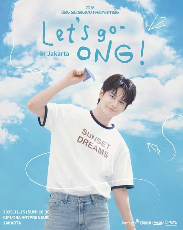 Poster fan meeting Ong Seong Wu di Jakarta/ Foto: instagram.com/bnb_fanconn