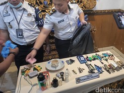 Lapas Singaraja Digeledah, Tim Gabungan Temukan Banyak Pisau
