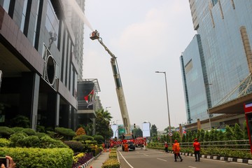 Gelar Fire Drill di SCBD, Artha Graha Uji Prosedur Evakuasi Darurat