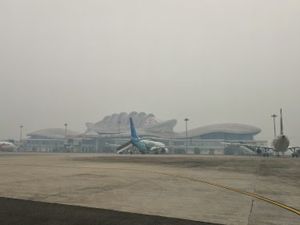 Bandara Palangka Raya Tertutup Asap, Pemkot Siapkan Bus ke Bandara Banjarmasin