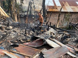 Warga Sempat Dengar Ledakan Saat Kebakaran Permukiman Padat di Balikpapan