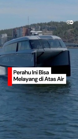 Video: Intip Teknologi Perahu yang Mampu Melayang di Atas Air