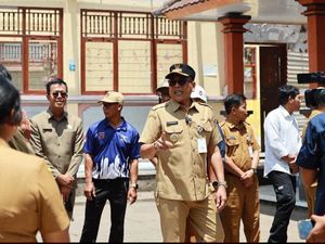 Bupati Karangasem Gus Par Cek Progres Revitalisasi Sekolah di Rendang