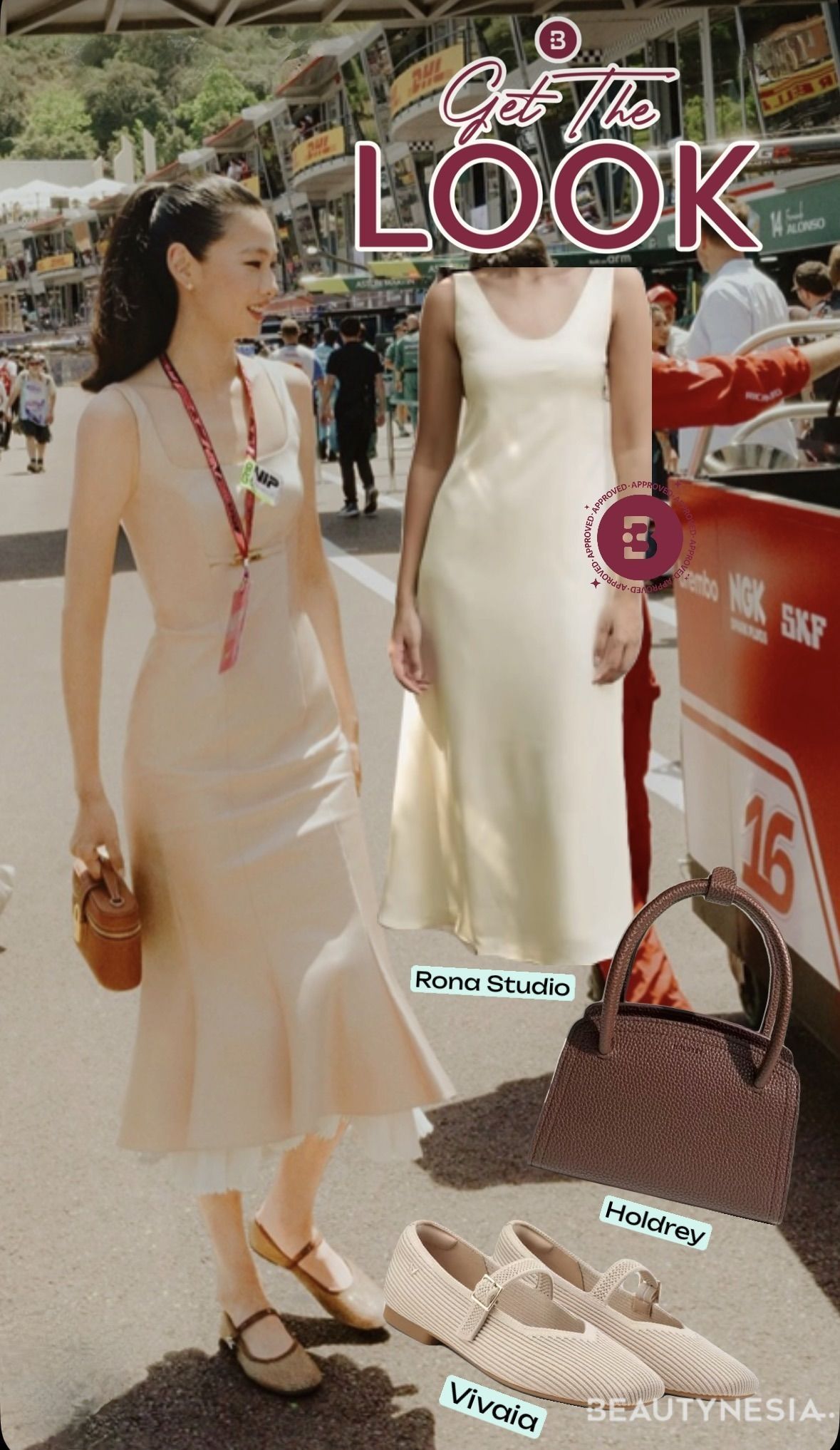 Get The Look: OOTD Chic Semi-Formal dari Hoyeon saat Nonton F1