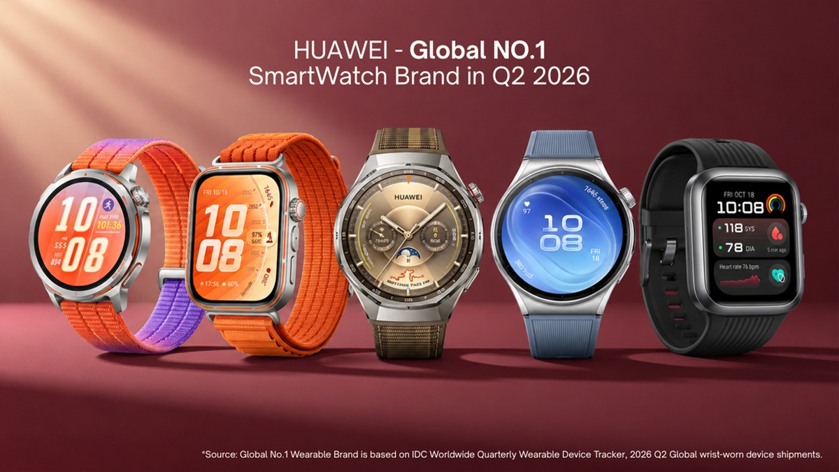 Dominasi HUAWEI Jadi Pemuncak Smartwatch Kesehatan Global